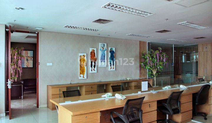 SEWA KANTOR DI GANDARIA OFFICE 8 FURNISH 300M2 150RB NEGO  2