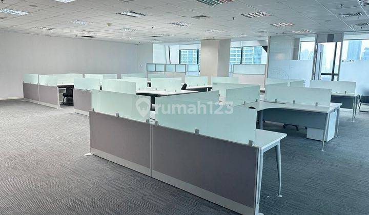 Sewa kantor di Jakarta Lippo Kuningan 320m furnish 200K Nego  1