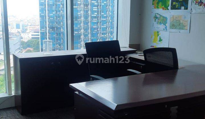 Sewa kantor di Jakarta Dipo Tower 400M² Furnished 350k Nego  2