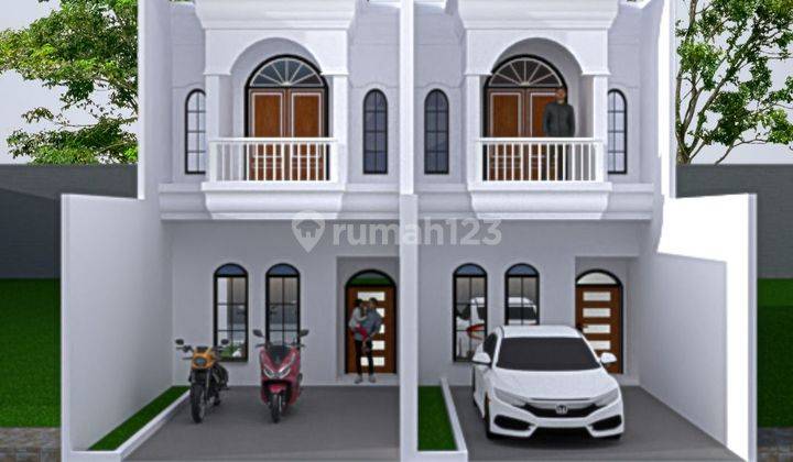 Rumah Classic Modern Jatiwaringin Strategis,cash Dan Kpr 2