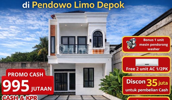 Rumah Cluster Siap Huni, Limo Depok,Akses 2Mobil Strategis dan Bebas Banjir