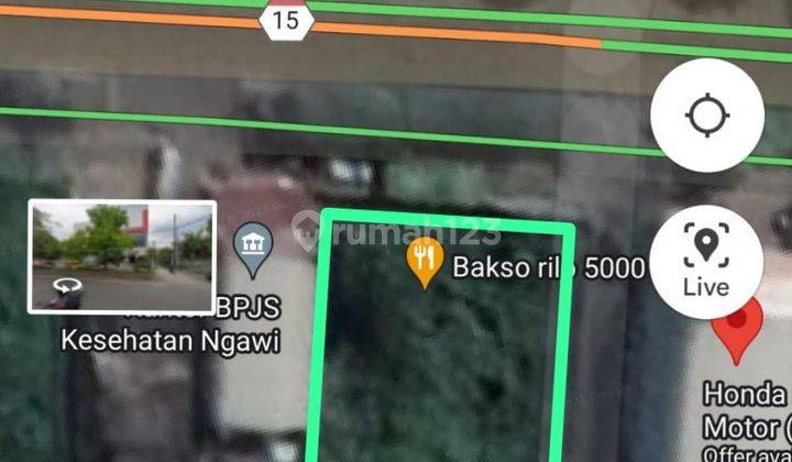 Tanah strategis O jalan Basuki Rahmat Ngawi 3