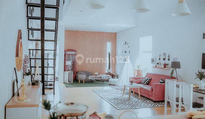 Dijual Rumah Scandinavian Murah Padasuka Bandung Full Furnished 2