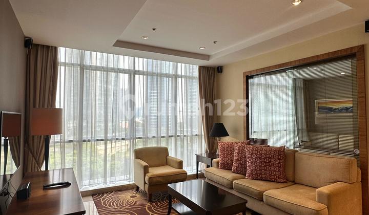 For rent 1+1 bedroom unit at Oakwood Premier Cozmo, Mega Kuningan 2
