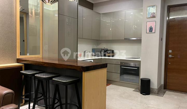 ruang makan disewakan unit 1 bedroom furnished