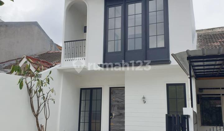 Brand New House Griya Loka BSD City Design fasad American Clasic  2