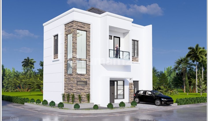 NEW UNIT IN PROGRESS, CORNER HOUSE IN THE FAVORITE AREA OF KIREINA PARK BSD