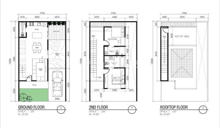 Off plan Modern Mediterranean 2 Bedrooms Villa At Jimbaran Bali 2