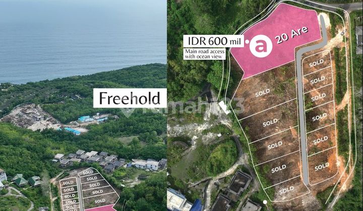 COCOK UNTUK INVESTASI, LAHAN PREMIUM DI ULUWATU DEKAT SAVAYA BALI