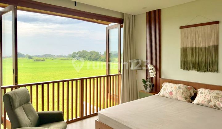 MODERN TROPICAL 2BR VILLA WITH RICEFIELD VIEW AT KEDUNGU BEACH NEAR NUANU NYANYI BALU