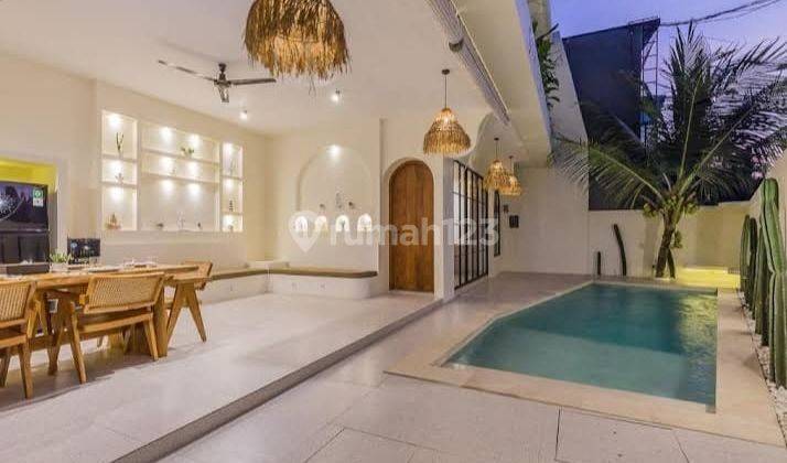 New Mediterranean 3BR Villa At Berawa Near Beach Canggu Bali 1