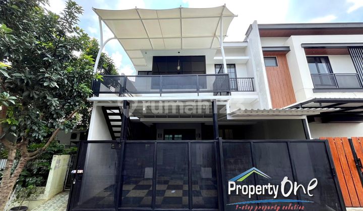 Rumah Baru Renovasi Total Sudah Free Kitchen Set & AC 3 Unit di Griya Loka Bsd City