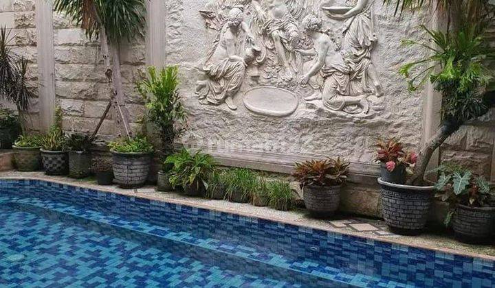 DIJUAL RUMAH CLASSIC MEWAH RAYA SATELIT BARAT FULL FURNITURE 4