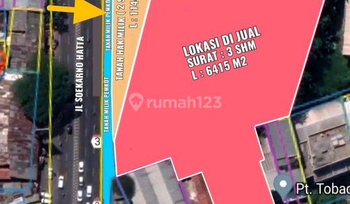Jual Tanah Di Moch Toha Shm Seluas 6415.0 M² 1