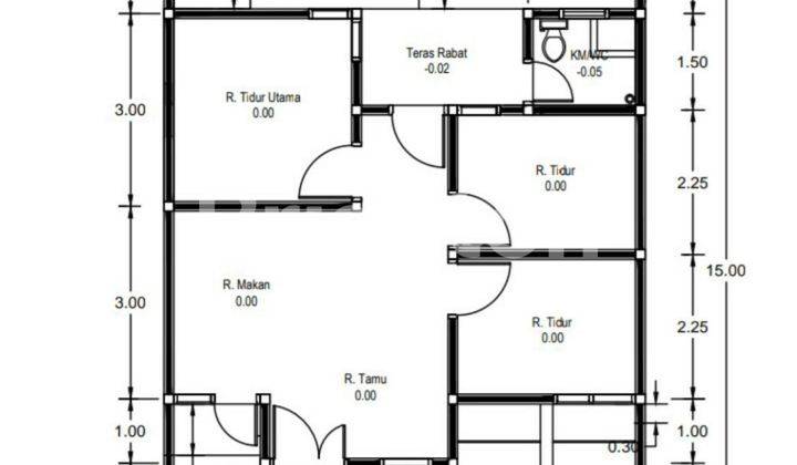 RUMAH SIAP HUNI DI PERUMAHAN GRIYA EDELWEIS - MOJOLABAN 2