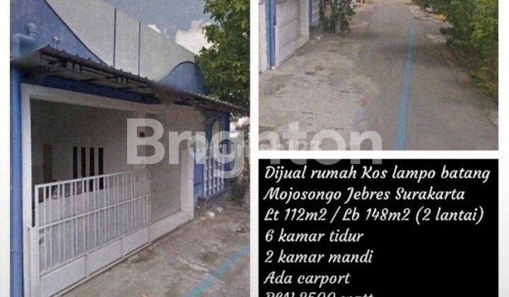 RUMAH KOS SIAP HUNI DI MOJOSONGO 1