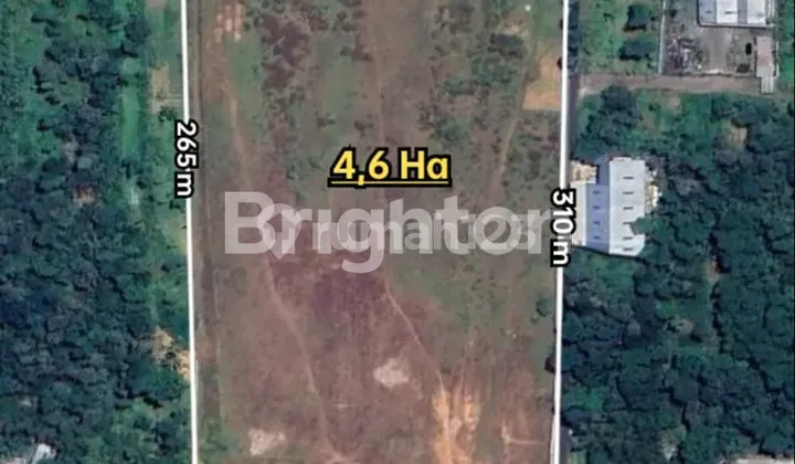 TANAH ZONA INDUSTRI 4.6 HEKTAR DATAR TEMBOK KELILING TANAH ZONA INDUSTRI 4.6 HEKTAR DATAR TEMBOK KELILING