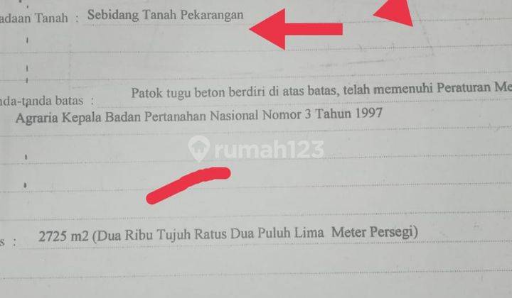 Tanah pinggir jalan bisa untuk gudang or pabrik akses tol 2800 m² SHM 3