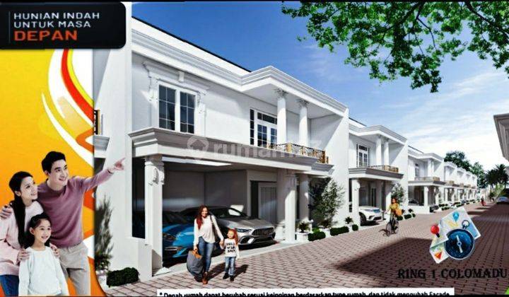 Rumah mewah cluster American style di Colomadu 2