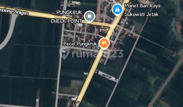 Sragen Industrial Zone Land with Container Access For Quick Sale