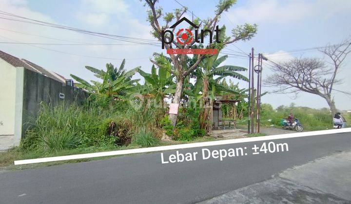 Tanah Lahan Zona Kuning Cocok Utk Gudang Or Perumahan Jalan Lebar