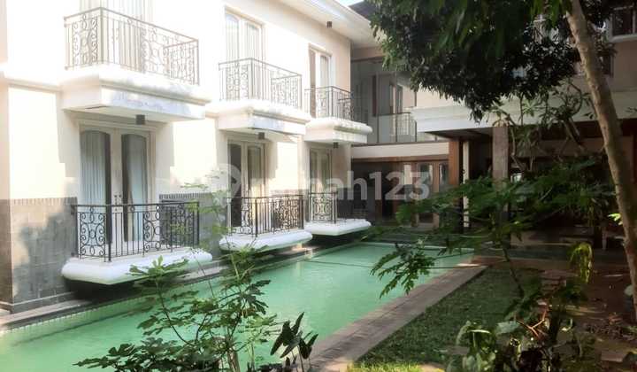 2.5-Story House with Basement, Large Land, Pool, Semi-Furnished, Puri Cinere 2