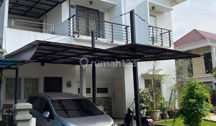 Rumah Cantik 2lt, Hook. Balkon. Hdp. Selatan, Prmhn Gardenia Raya 1