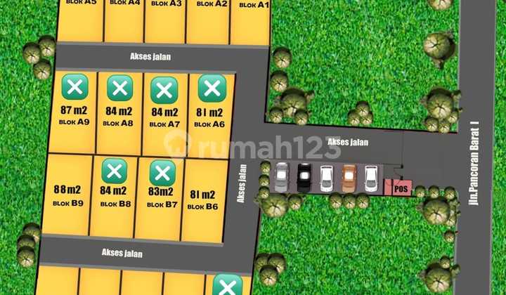 Brand New American Classic Modern 3 Lt, Cluster di Pancoran Barat 2