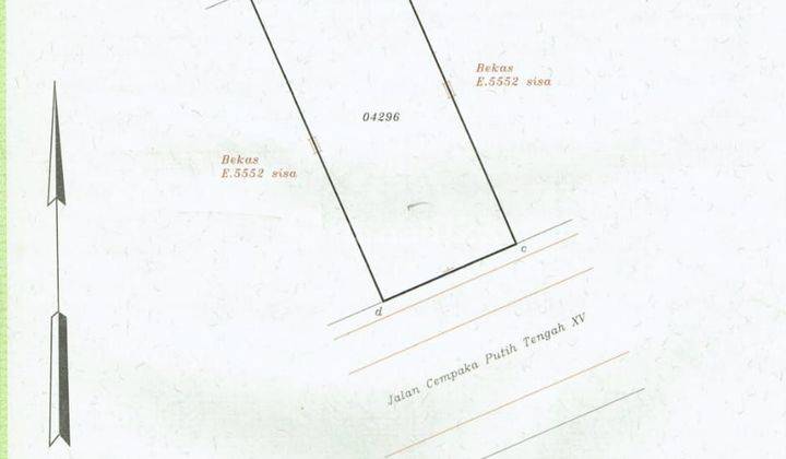 Rumah 2 lantai harga hitung Tanah dengan lingkungan tenang di Jl Cempaka putih Tengah 2