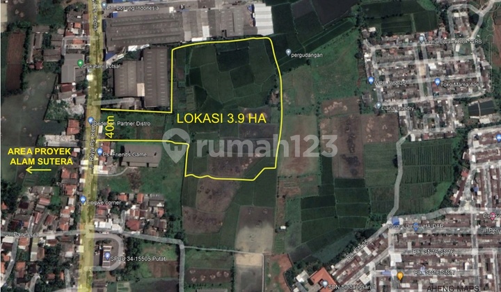 JUAL MURAH Tanah Pasar Kemis Di BAWAH HARGA PASAR