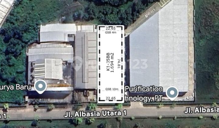 Dijual Kavling Industri 1.600 M2 Kawasan Industri Lippo Cikarang Dijual Kavling Industri 1.600 M2 Kawasan Industri Lippo Cikarang
