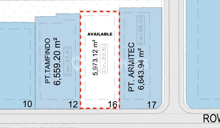 kavling industri 5.000 m2 Karawang Barat