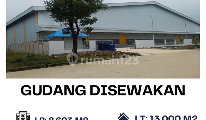 Disewakan Gudang 8.603 M2 Lippo Cikarang