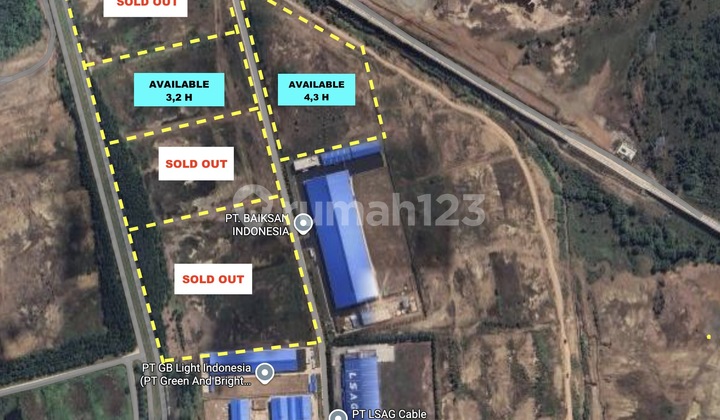 KAVLING INDUSTRI 4 HEKTAR KARAWANG BARAT KAVLING INDUSTRI 4 HEKTAR KARAWANG BARAT