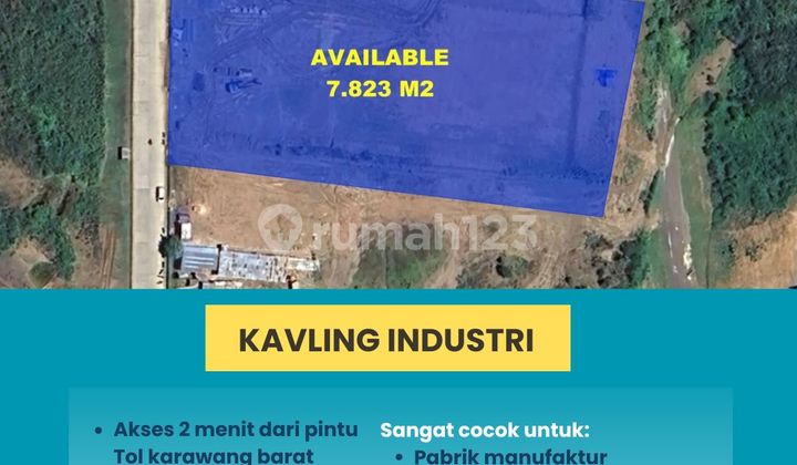 Dijual Kavling Industri Luas 7.823 M2 Karawang Barat Dijual Kavling Industri Luas 7.823 M2 Karawang Barat