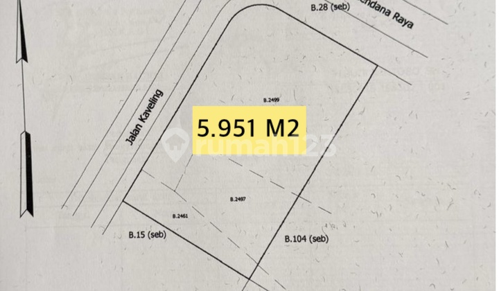 Dijual Kavling Industri Luas 5.951 M2 Lippo cikarang
