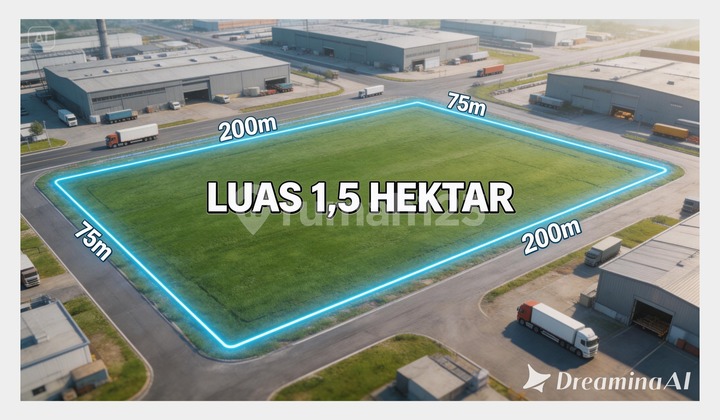 For Sale Strategic Industrial Plot in Jababeka Industrial Estate