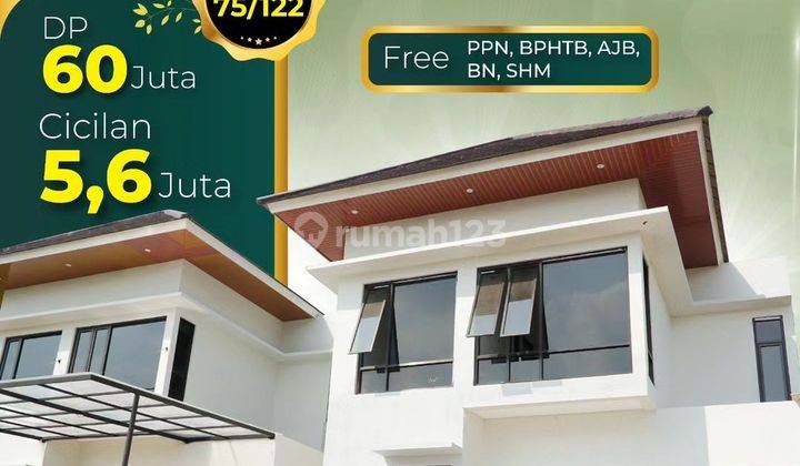 Rumah 2 Lantai Baru Unfurnished SHM di Jln Duwet Baru, Semarang 1