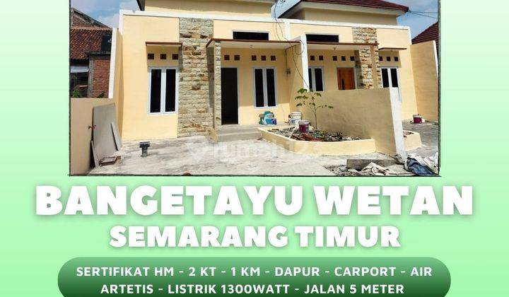 Rumah Baru Unfurnished di Jl Kramat , Semarang 2