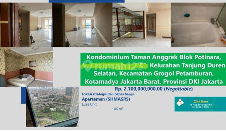 Apartemen Murah Sitaan Bank Taman Anggrek 1