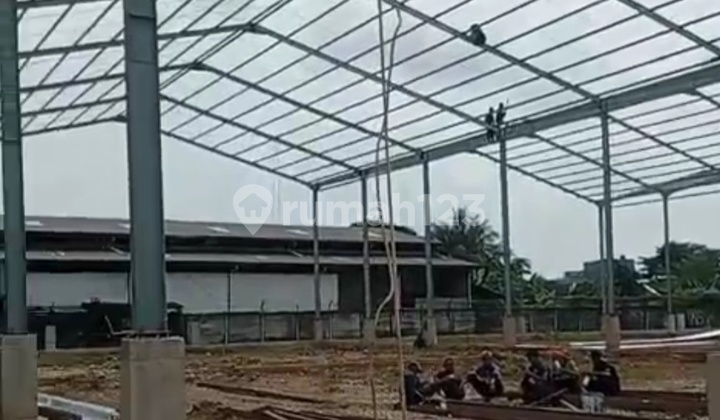 Gudang Baru Disewakan lt.9000m lb. 6300m Di Sepatan Tangerang