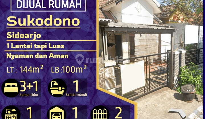 Rumah 1 Lantai Tapi Luas, Sukodono, Sidoarjo 1