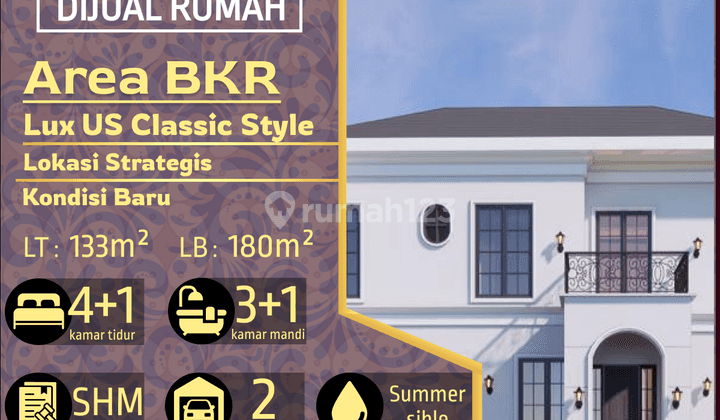 Rumah Baru Lux American Classic Area Bkr, Bandung 1