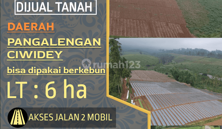 Tanah di Ciwidey, Bandung SHM 6 Ha Bekas Kebun  1