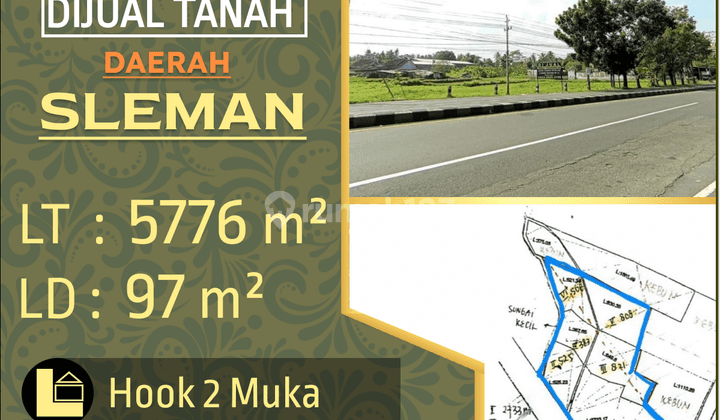 Tanah Murah 5.776 m² di Sleman, Yogyakarta 1