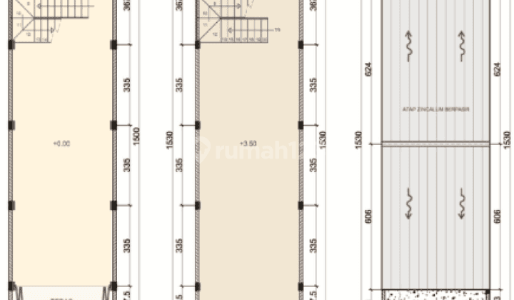 14 Unit Ruko 2 Lt Wilayah Industri, Berkualitas Daerah Cihampelas 2