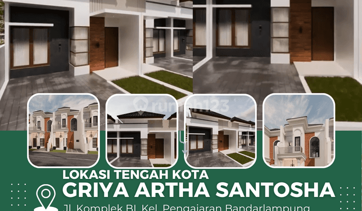 Rumah Modern Dalam Perumahan One Gate System Tengah Kota 1