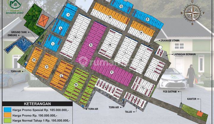 RUMAH SUBSIDI KUALITAS KOMERSIL DI PERUMAHAN ONE GATE  10