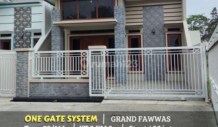 RUMAH SIAP HUNI ONE GATE SYSTEM DI WAY KANDIS 1