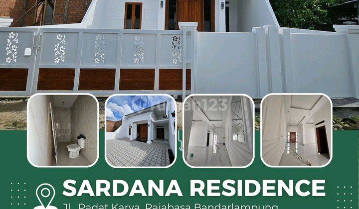 Rumah Elegan Strategis Pinggir Jalan Besar Dekat Kampus Unila 1
